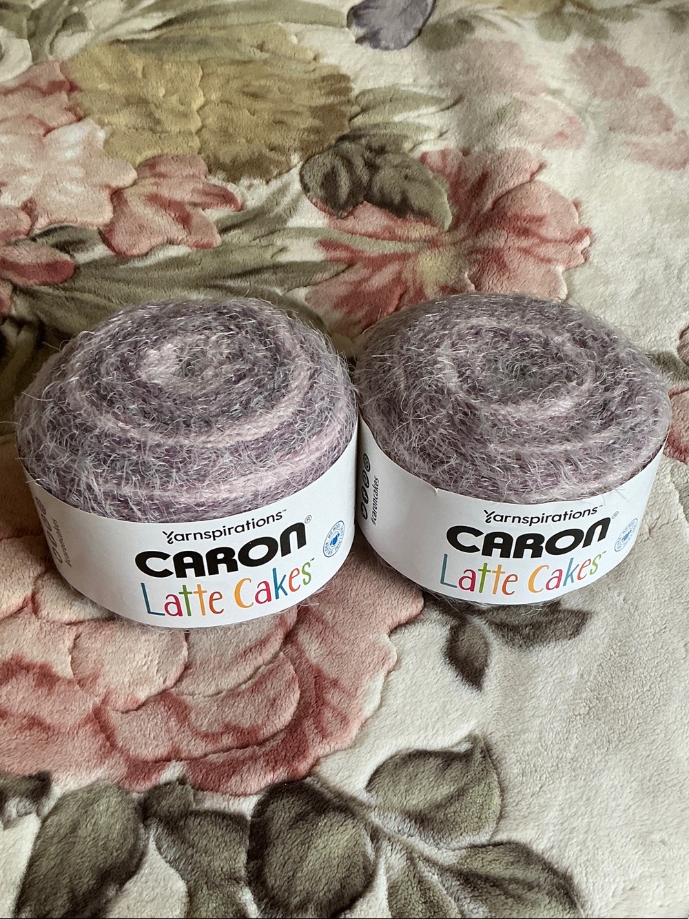 Yarnspirations Caron Latte Cakes Yarn (Lot of 2)